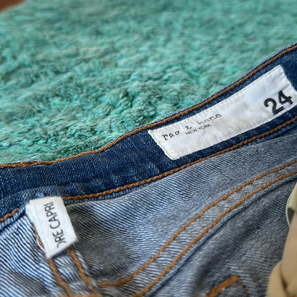 Rag and bone Dre capri jeans